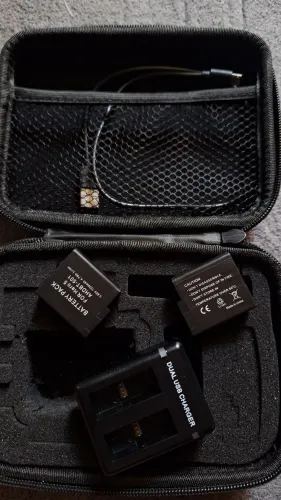 Estojo e Baterias extras para gopro 5, 6 e 7