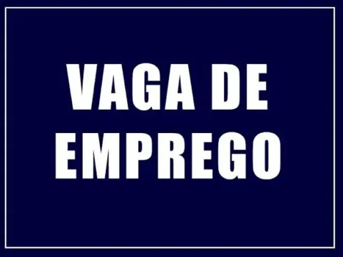 Vaga de emprego!