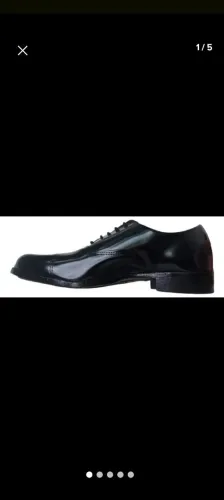 Sapato social masculino -Couro preto,militar,atalaia n°43