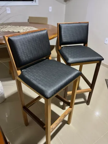 Banquetas estofadas