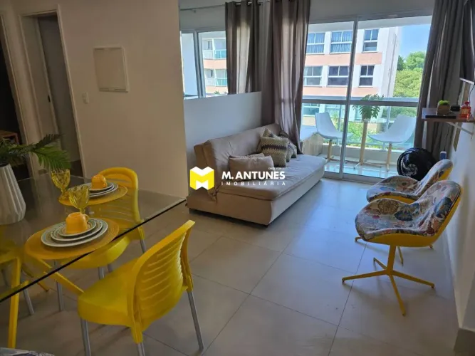 Apartamento para locação mobiliado 2 quartos, Muro Alto Condomínio Clube, Ipojuca, PE