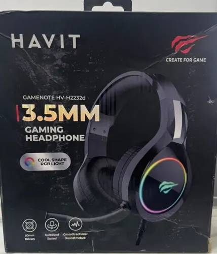 Fone de ouvido Headset over-ear gamer Havit H2232d