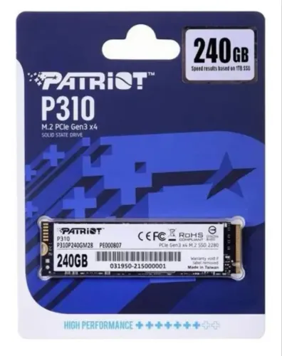 SSD NVME 240GB NOVO