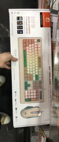 Kit Gamer Teclado e Mouse RGB - Novo na caixa