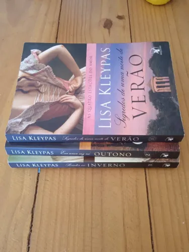 As 4 estações do amor, 3 livros da coleção.