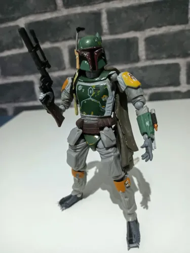 Star Wars Boba Fett Action Figure Revoltech Kayodo Rarissima SEM CAIXA