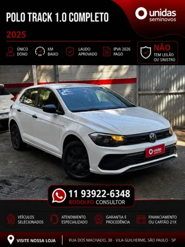 Volkswagen Polo Track 1.0 Flex 12V 5P 2025