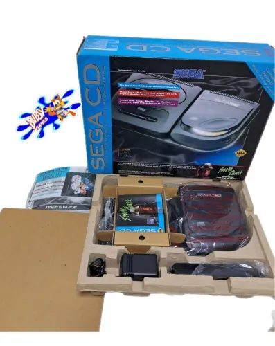 Sega cd console base único dono ba caixa + jogo