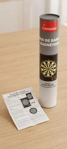 JOGO DE DARDOS MAGNÉTICO DUPLA FACE