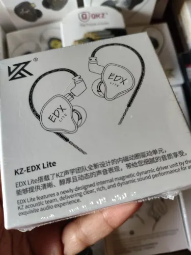 Fone Kz Edx Lite sem microfone retorno de palco