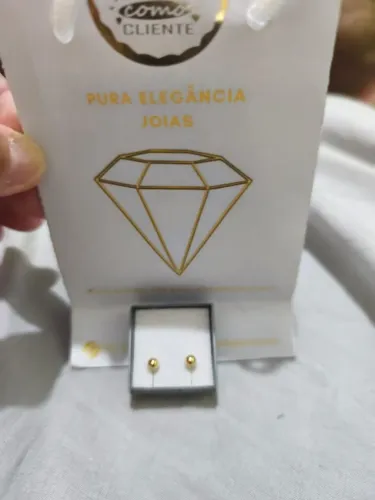 Vendo brinco NOVO OURO 18K