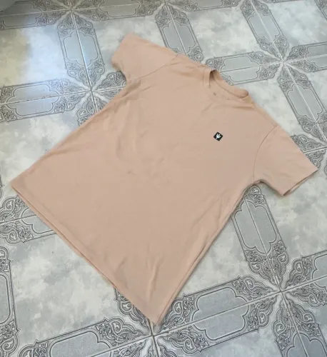Camiseta Masculina Bege Osklen Tam M (leia)