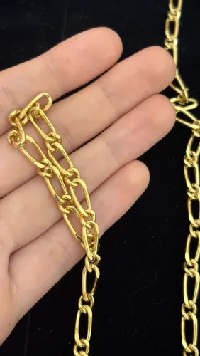 Conjunto Pierre Cardin Banhado a Ouro - Colar + Pulseira
