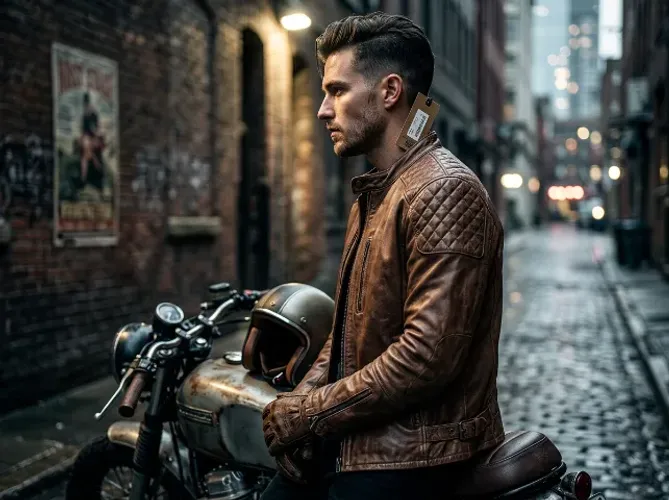 Jaqueta de Couro - Royal Enfield