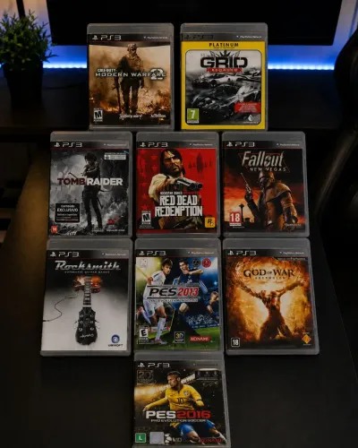 Jogos de ps3 originais coleção caixa