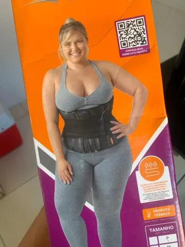 Cinta Modeladora G Com 3 Regulações + Acessório que a afina cintura