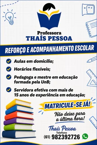Reforço e acompanhamento escolar 