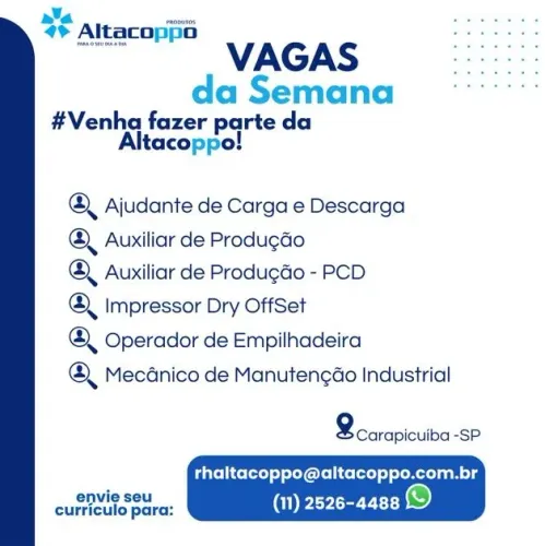 Operador de Empilhadeira