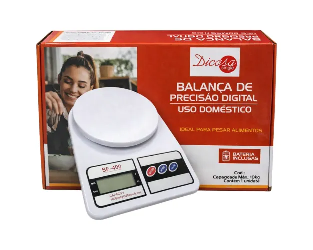 Balança de 10kg Para Cozinha