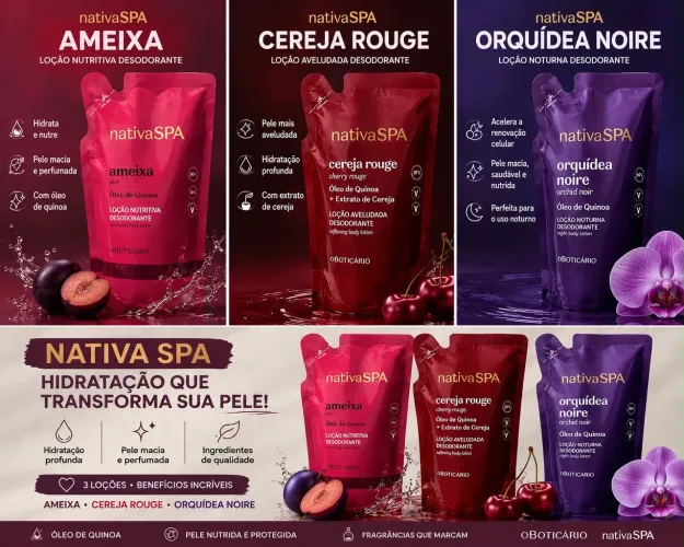 Creme refil Boticário