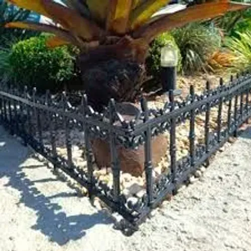 Cercado para jardim de plástico