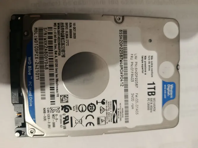 HD P/ Notebook ou Gaveta Externa 