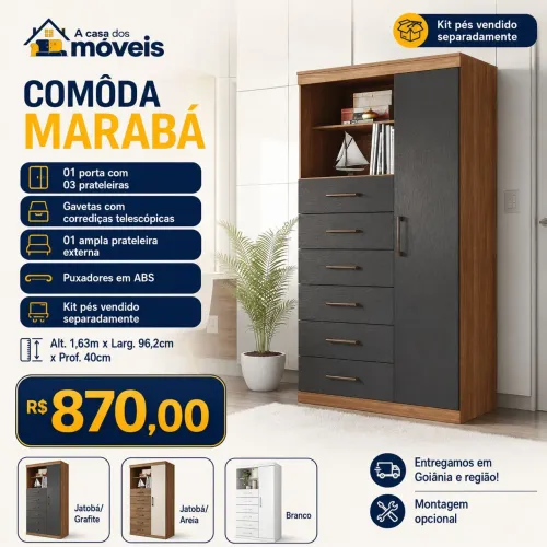 Cômoda Marabá 