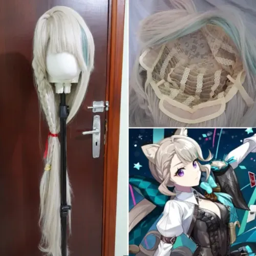 Peruca da Lynette - Genshin Impact Cosplay