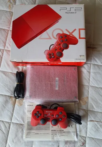 Playstation 2 slim vermelho 
