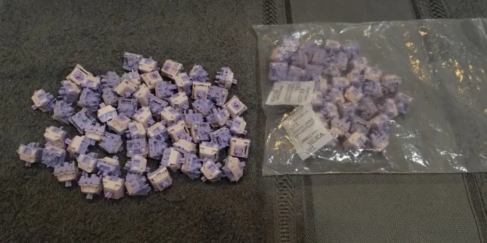 MMD Princess v2 Lineares - Switches para teclado mecânico - 100 peças