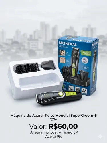 Máquina de aparar pêlos 