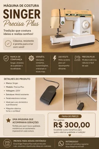 Máquina de costura 