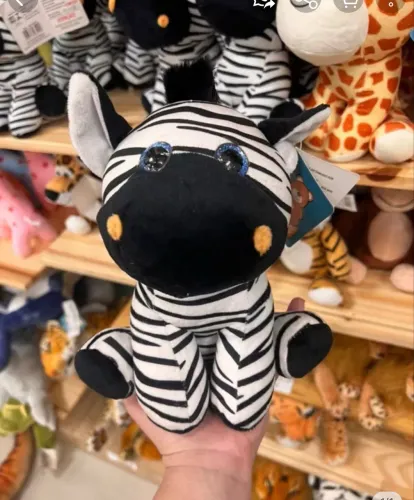 Zebra de pelúcia Nova