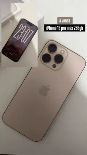 IPHONE 16 Promax sem detalhes de uso