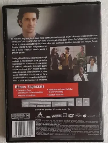 Box DVD 1ª temporada de Greys Anatomy