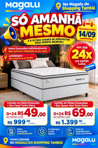 COLCHÃO + BOX CASAL