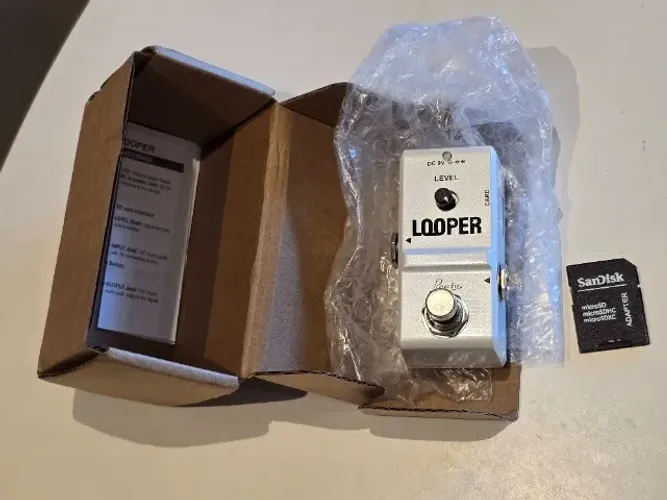 Pedal Looper da Rowin - Novo nunca usado