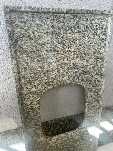 Balcão com pia de mármore