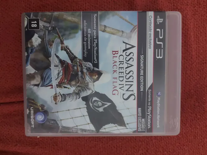 Assassins creed iv black flag ps3 impecável!