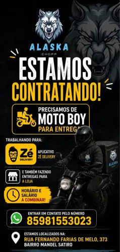 PRECISAMOS DE ENTREGADOR