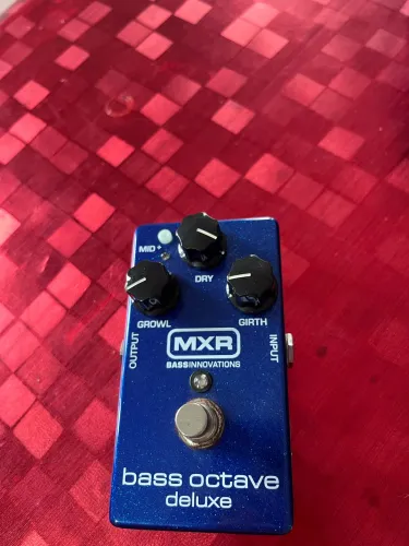 Pedal Oitavador Para Baixo Mxr Bass Octave Deluxe