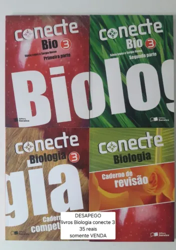 Desapego livros Biologia 30 reais