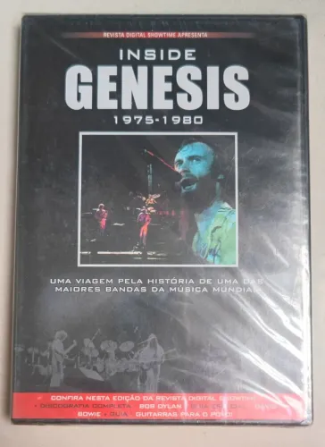 DVD Inside Genesis 1975-1980 - Uma Viagem oficial pela história da banda Genesis 