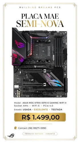 ASUS ROG STRIX X570-E GAMING WI-FI II (RARA)