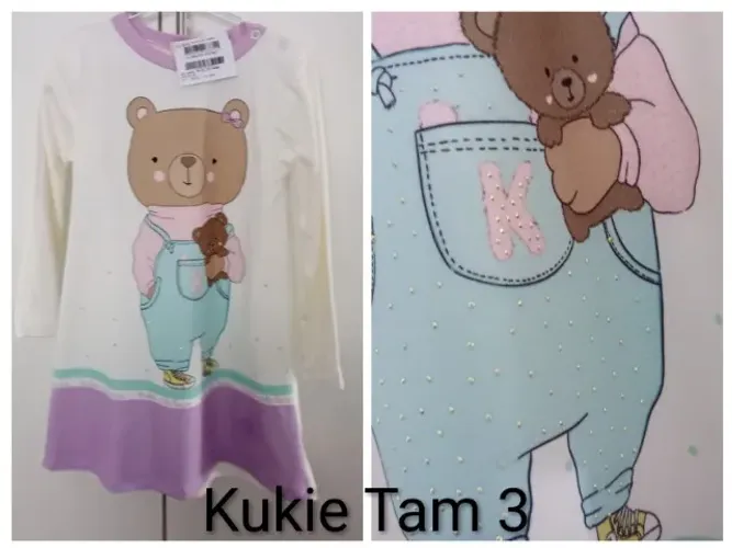 Vestido infantil Kukie Tam 3