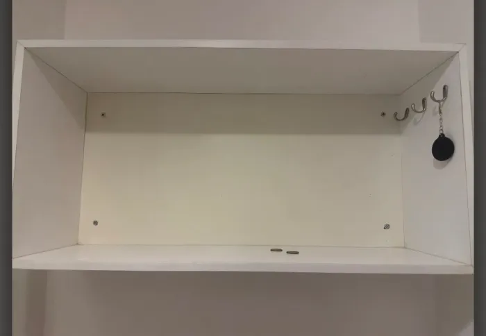 Nicho Organizador / Armário Aéreo Aberto em MDF Branco