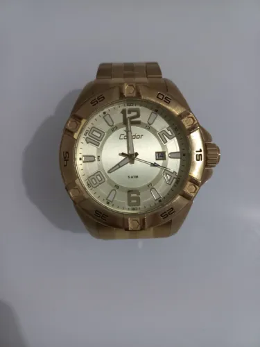 Relógio condor masculino dourado