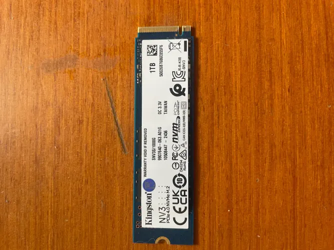 SSD Kingston NV3 1TB NVMe M.2 PCIe 4.0 - Novo | Leitura até 6000MB/s