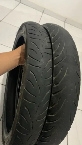Par pneus Pirelli Super City aro 18 - Fan/Titan/Star/ Fazer 150 e Factor