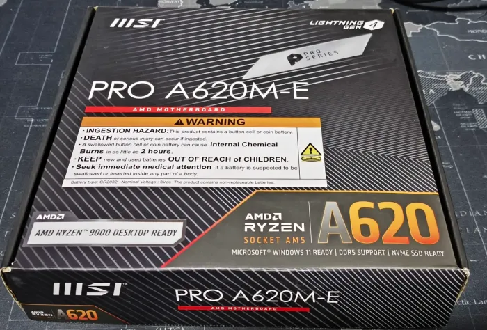 Placa mãe A620M MSI AM5<br>DDR5 <br>Placa mãe para processador AMD AM5